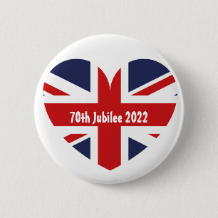 Jubilee 2022 Britische Flagge Button