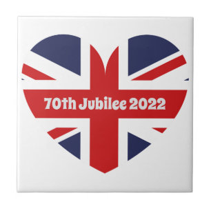 Jubilee 2022 Britische Flagge Fliese