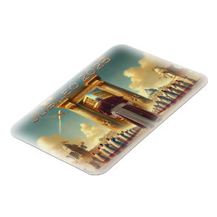 Jubileo 2025 Vaticano, recuerdo viaje Idee regalo. Magnet