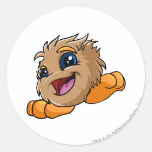 JubJub Brown Runder Aufkleber