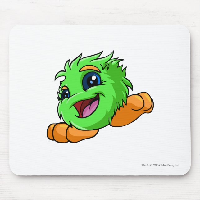 JubJub Grün Mousepad (Vorne)