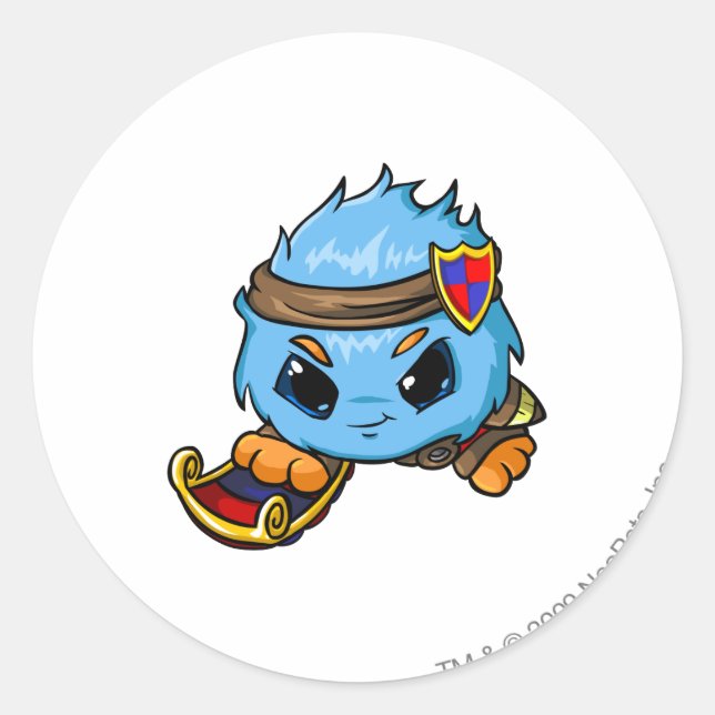 JubJub Meridell Player Runder Aufkleber (Vorderseite)