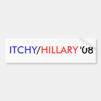 JUCKENDES,/, HILLARY, '08 - besonders angefertigt Autoaufkleber
