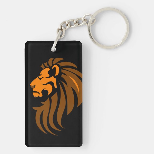 JUDAH LION HEAD KEY CHAIN SCHLÜSSELANHÄNGER (Rückseite)