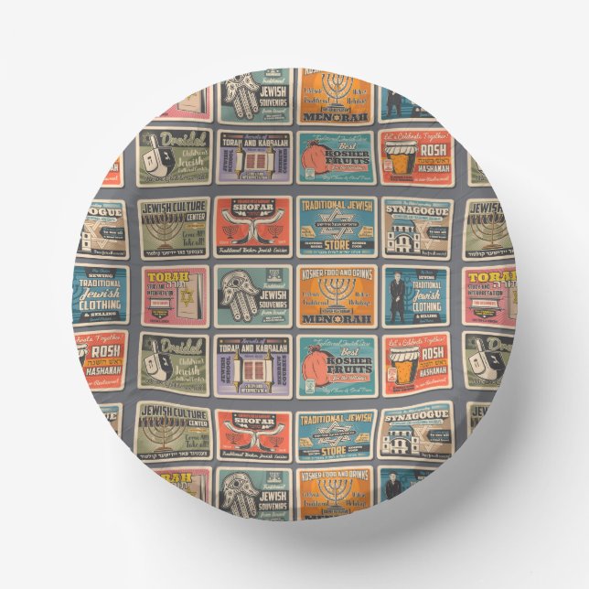 Judaia Party Bowls - Judaika - Küche & Essens Pappteller (Vorderseite)