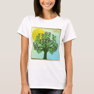 Judaica 12 Stämme Israels Ascher T-Shirt