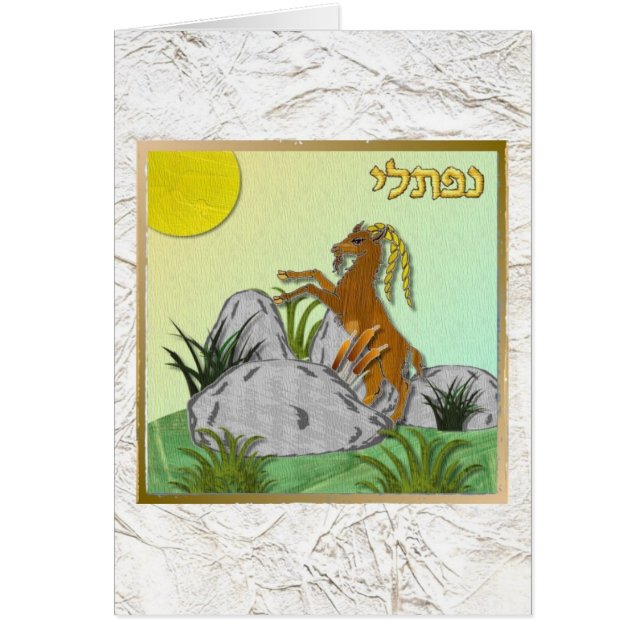 Judaica 12 Tribes of Israel Naphtali (Devant)