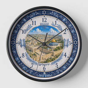 Judaica-inspirierte traditionelle Uhr