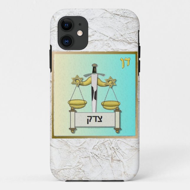 Judaika 12 Stämme Israel Dan Art Case-Mate iPhone Hülle (Rückseite)