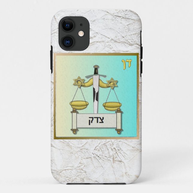 Judaika 12 Stämme Israel Dan Case-Mate iPhone Hülle (Rückseite)