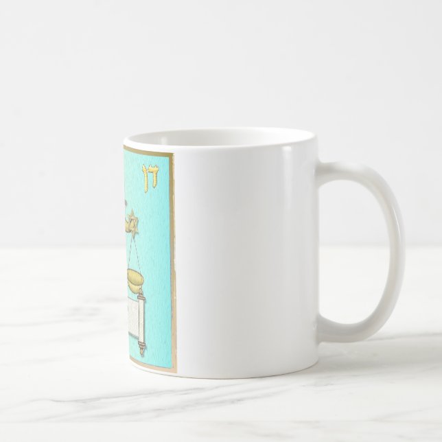 Judaika 12 Stämme Israel Dan Kaffeetasse (Rechts)