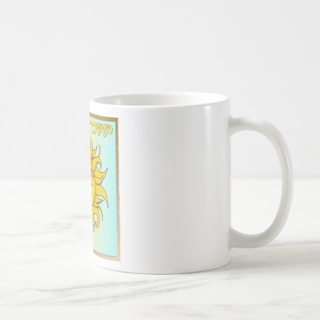 Judaika 12 Stämme Israel Issachar Kaffeetasse (Rechts)