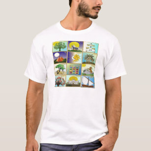 Judaika 12 Stämme Israel-Kunst T-Shirt