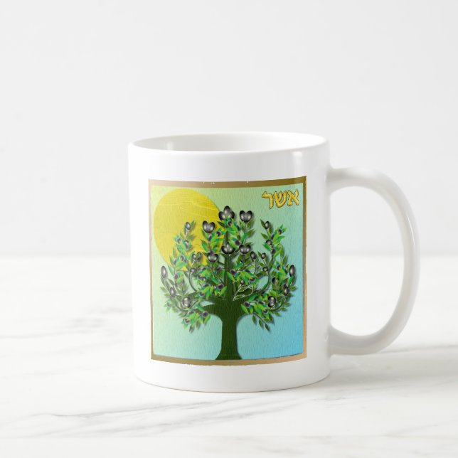 Judaika 12 Stämme Israels verjüngen Kaffeetasse (Rechts)