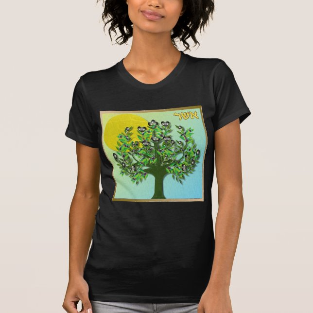 Judaika 12 Stämme Israels verjüngen T-Shirt (Vorderseite)