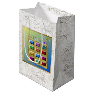 Judaika 12 Stämme von Israel Art Levi Geschenktasc Mittlere Geschenktüte