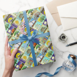 Judaika 12 Stämme von Israel Art Print Wrapping Pa Geschenkpapier