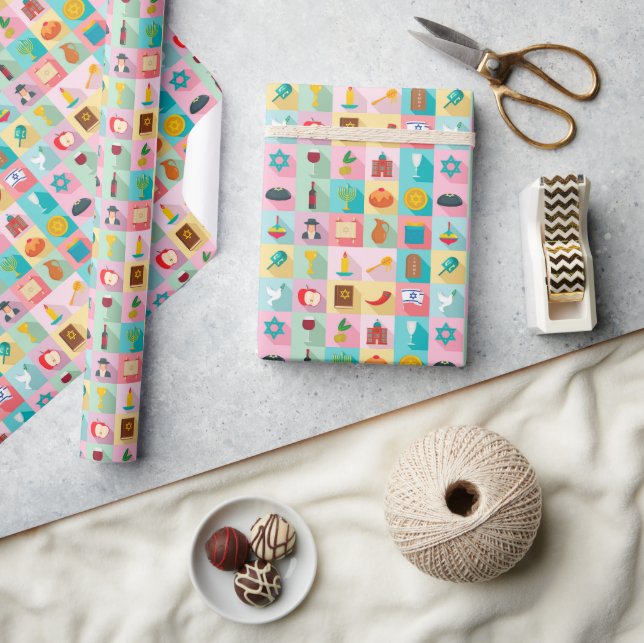 Judaika Geschenkpapier - Jüdische Weihnachtsgesche (Kunsthandwerk)