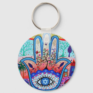 JUDAIKA HAMSA SCHLÜSSELANHÄNGER