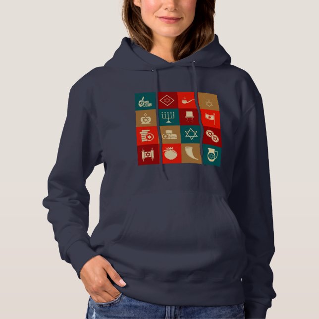 Judaika - Hoodie & Sweatshirt - jüdische Designs (Vorderseite)