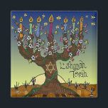 Judaika L'shanah Tovah Baum des Lebens Geschenke B Magnet<br><div class="desc">Sie sehen die Lee Hiller Design Collection. Bekleidung, Geschenke & Sammlerstücke Lee Hiller Fotografie oder Digital Art Collection. Sie können ihre Naturfotografie unter http://HikeOurPlanet.com/ ansehen und ihrem Wanderblog im Hot Springs Nationalpark folgen.</div>