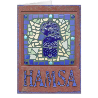 Judaika: Mosaik glühendes Hamsa