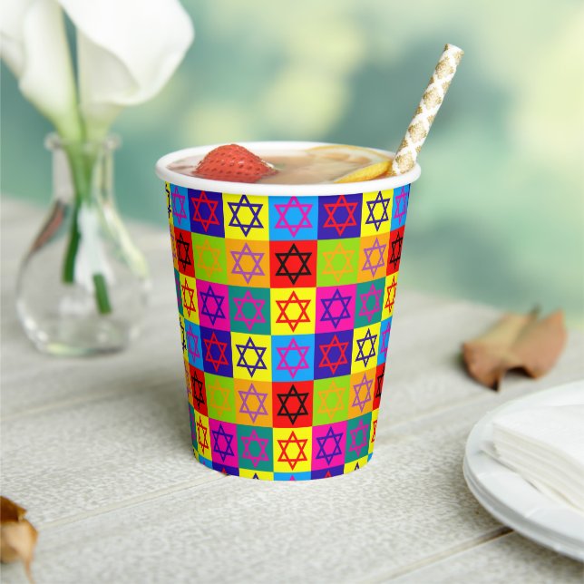 Judaika - Papierhüllen - Geschenke für jüdische St Pappbecher (In Situ)