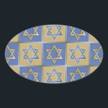 Judaika Star von David Metal Ovaler Aufkleber<br><div class="desc">Sie sehen die Lee Hiller Design Collection. Bekleidung,  Geschenke & Sammlerstücke Lee Hiller Fotografie oder Digital Art Collection. Sie können ihre Naturfotografie unter http://HikeOurPlanet.com/ ansehen und ihrem Wanderblog im Hot Springs Nationalpark folgen.</div>