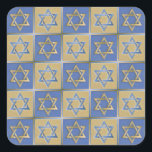 Judaika Star von David Metal Quadratischer Aufkleber<br><div class="desc">Sie sehen die Lee Hiller Design Collection. Bekleidung,  Geschenke & Sammlerstücke Lee Hiller Fotografie oder Digital Art Collection. Sie können ihre Naturfotografie unter http://HikeOurPlanet.com/ ansehen und ihrem Wanderblog im Hot Springs Nationalpark folgen.</div>