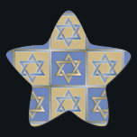 Judaika Star von David Metal Stern-Aufkleber<br><div class="desc">Sie sehen die Lee Hiller Design Collection. Bekleidung,  Geschenke & Sammlerstücke Lee Hiller Fotografie oder Digital Art Collection. Sie können ihre Naturfotografie unter http://HikeOurPlanet.com/ ansehen und ihrem Wanderblog im Hot Springs Nationalpark folgen.</div>