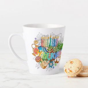 Judaïque - Chanukah Latte Mugs - Logiciels cadeau