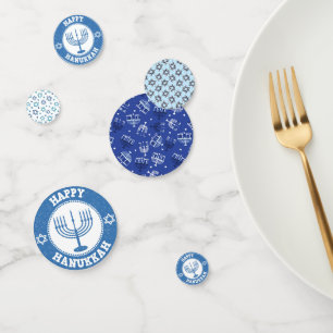 Judaïque - Vaisselle Chanukah - Confetti - Buffet