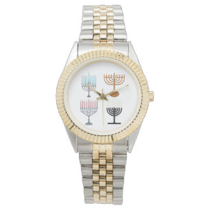 Judaismus-Religion des Hanukkah Armbanduhr