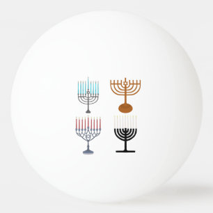 Judaismus-Religion des Hanukkah Tischtennisball