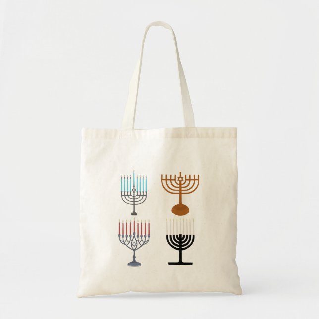 Judaismus-Religion des Hanukkah Tragetasche (Vorne)
