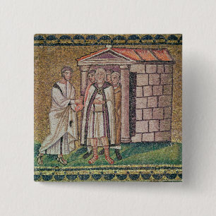 Judas bereut, Szenen vom Leben von Christus Button