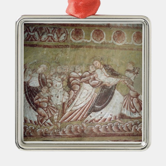 Judas, der Christus (Fresko) (Detail, küsst von Silbernes Ornament (Vorne)