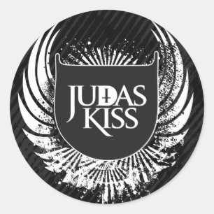 Judas Kuss-Aufkleber Runder Aufkleber