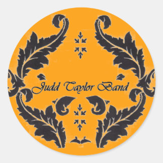 JUDD TAYLOR LEAF-LOGO RUNDER AUFKLEBER