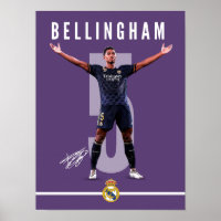 Jude Bellingham Printable Poster - Football Poster
