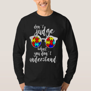 Jude nicht, was du nicht verstehst Autismus-Puzzle T-Shirt