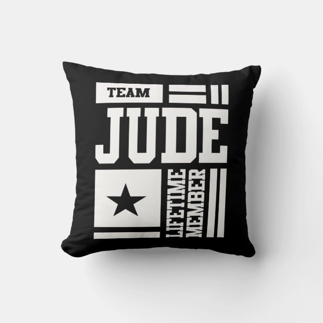 Jude Personalisiert Name Birthday Gift Kissen (Vorderseite)