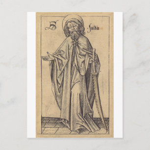 Jude Thaddaeus, der Apostel und Bruder Jesu Postkarte