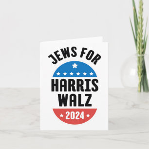 Juden für Harris Wheimer 2024 Karte
