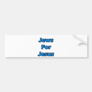 Juden für Jesus Autoaufkleber