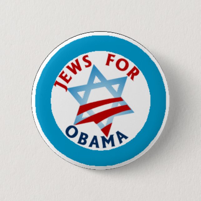 Juden für Obama Button (Vorderseite)