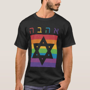 Juden Menora Chanukka Pessach Judentum Religiös J T-Shirt
