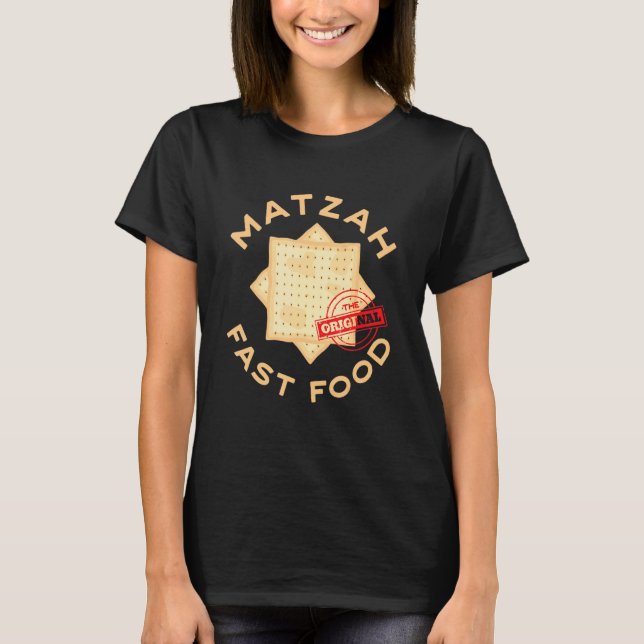 Juden oder Hebräer, die Seder Meal oder Matzah mög T-Shirt (Vorderseite)