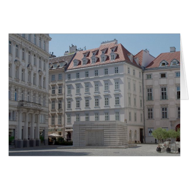 Judenplatz, Wien, Österreich (Vorderseite (Horizontal))