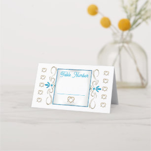 Judentum Blühe Set von 25 Hochzeiten Tischnummer Platzkarte
